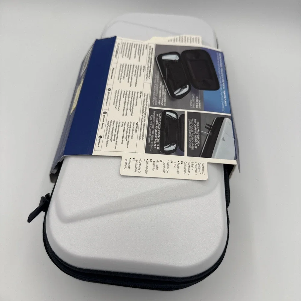 PowerA White Hard Shell Padded Carrying Case for PlayStation Portal Console